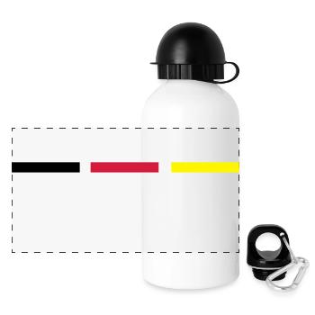 deutschland_2_f3 - Panoramic Thermal Bottle with Lid 500 ml - white - Front