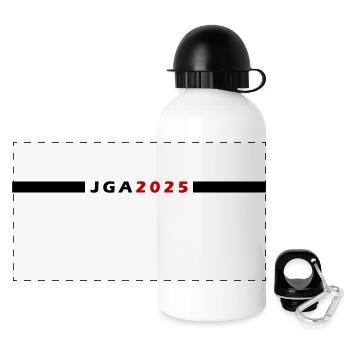 JGA 2025 - Panorama Trinkflasche mit Deckel 500 ml - Weiß - Vorne