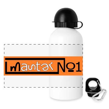 Master Number One - Panoramic Thermal Bottle with Lid 500 ml - white - Front