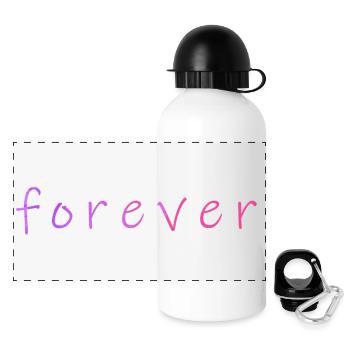Forever - Panoramic Thermal Bottle with Lid 500 ml - white - Front