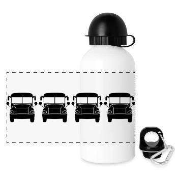Busse - Panorama Trinkflasche mit Deckel 500 ml - Weiß - Vorne