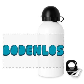 sans fond - Gourde panoramique avec couvercle 500 ml - blanc - Devant