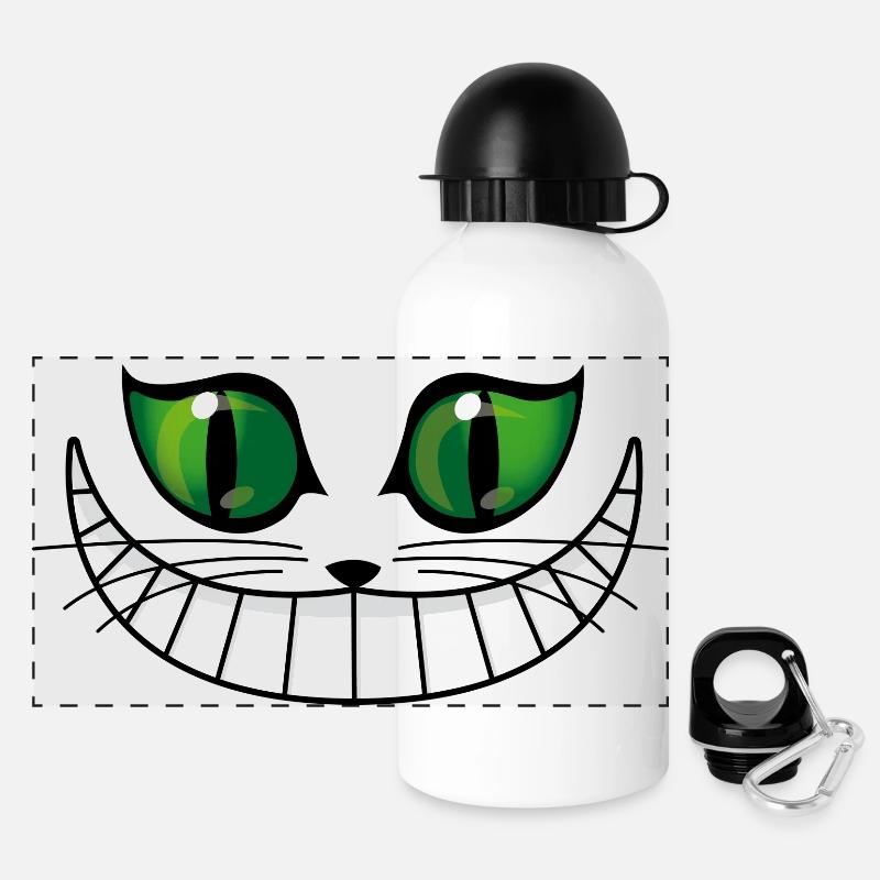 catshirt - Gourde panoramique avec couvercle 500 ml - blanc