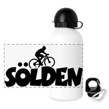 Sölden Biker - Panoramic Thermal Bottle with Lid 500 ml - white - Front