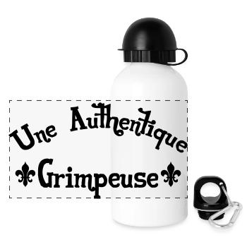 Escalade / Alpiniste / Varappe / Alpinisme Grimpe - Gourde panoramique avec couvercle 500 ml - blanc - Devant