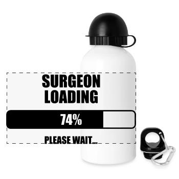 Doctor Arzt Surgeon Chirurg Surgery Chirurgie - Panoramic Thermal Bottle with Lid 500 ml - white - Front