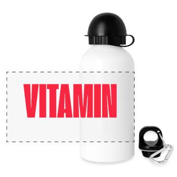 Chemise Vitamin Sea Addict - Gourde panoramique avec couvercle 500 ml - blanc - Devant