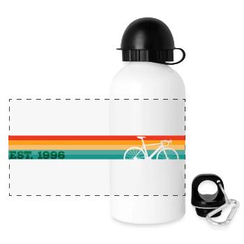 Vintage 1996 30th Birthday - Panoramic Thermal Bottle with Lid 500 ml - white - Front