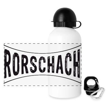 RORSCHACH LOGO - Rorschacherin - Panorama Trinkflasche mit Deckel 500 ml - Weiß - Vorne