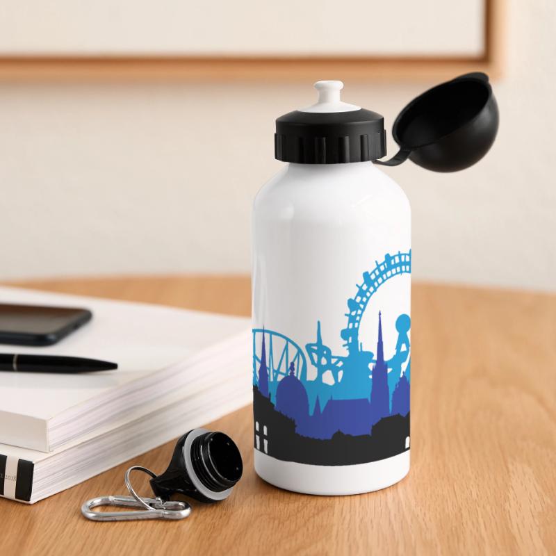 Vienne Skyline Gourde panoramique avec couvercle 500 ml