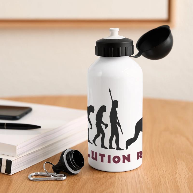 evolution_smash_guitar_01_b_2c Panorama Trinkflasche mit Deckel 500 ml