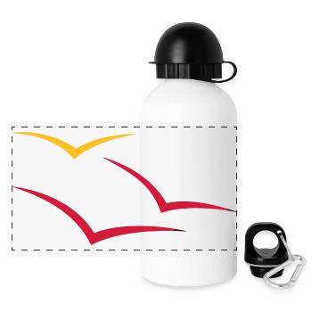 Seagulls - Panoramic Thermal Bottle with Lid 500 ml - white - Front