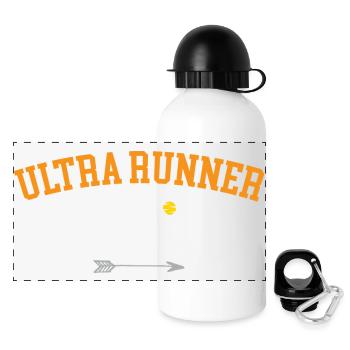 Ultra Runner - Gourde panoramique avec couvercle 500 ml - blanc - Devant
