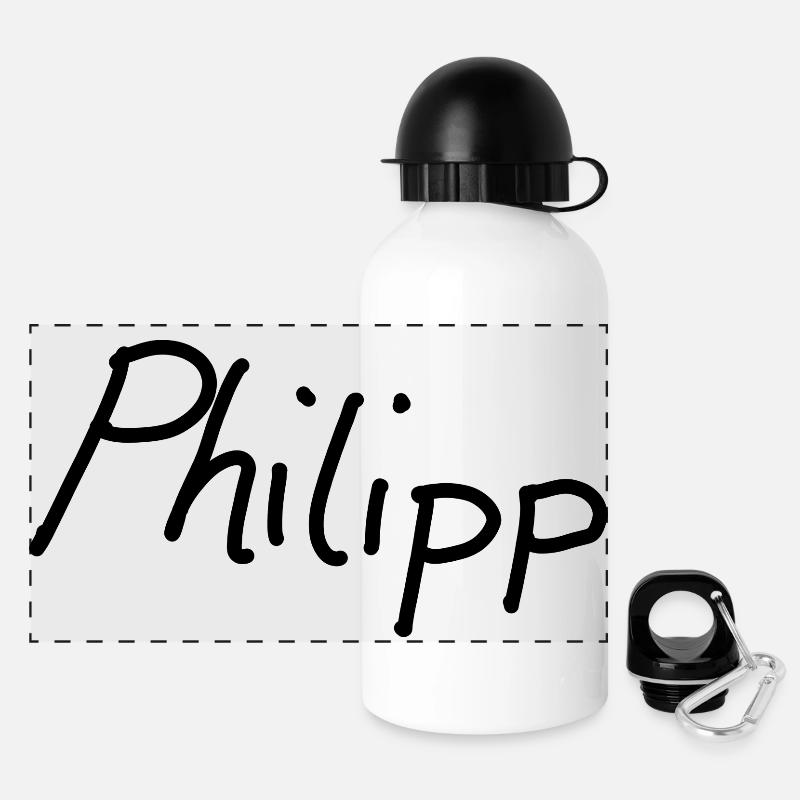 Philipp - Panoramic Thermal Bottle with Lid 500 ml - white
