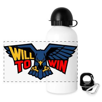 Will to Win Arend - Panoramic Thermal Bottle with Lid 500 ml - white - Front