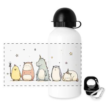 Cutie army - Panoramic Thermal Bottle with Lid 500 ml - white - Front