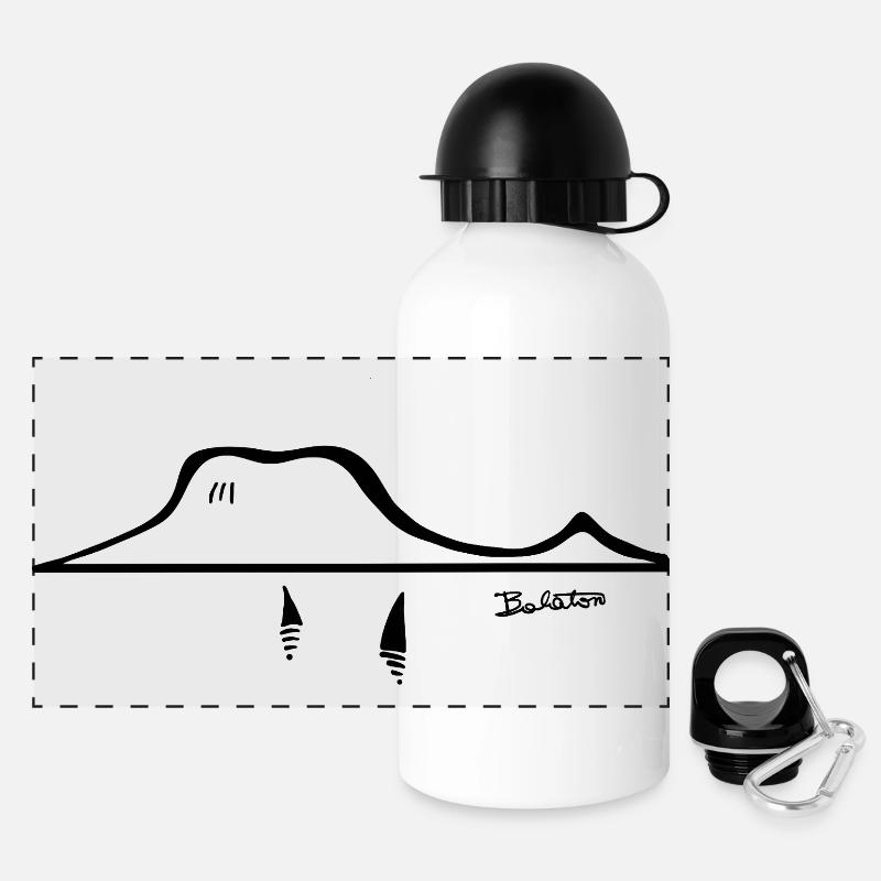 Balaton - Panoramic Thermal Bottle with Lid 500 ml - white