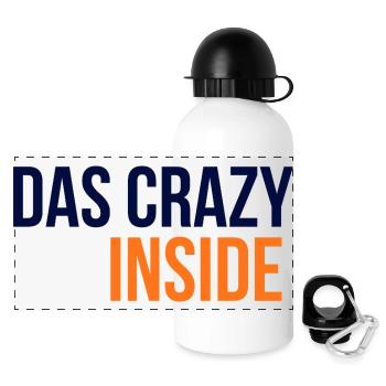 GIUDAN Youth Word 25 Collection: The Crazy Inside - Panoramic Thermal Bottle with Lid 500 ml - white - Front