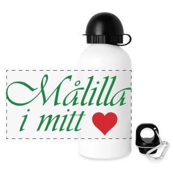 Målilla in my heart - Panoramic Thermal Bottle with Lid 500 ml - white - Front