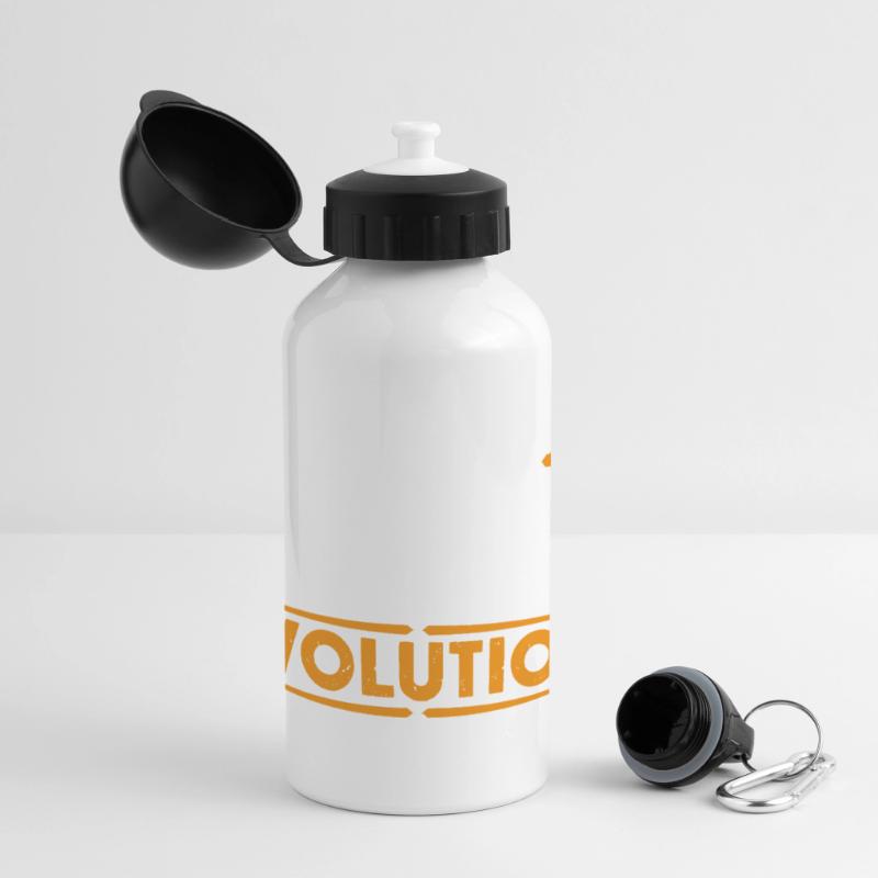 Snowboard Evolution - orange/weiss Panoramic Thermal Bottle with Lid 500 ml