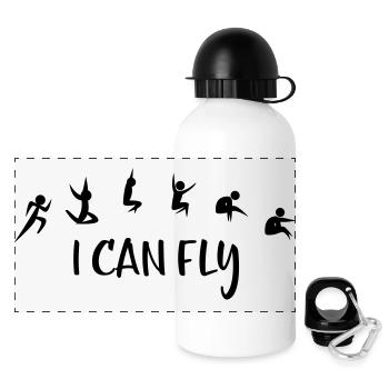 long jump - Panoramic Thermal Bottle with Lid 500 ml - white - Front