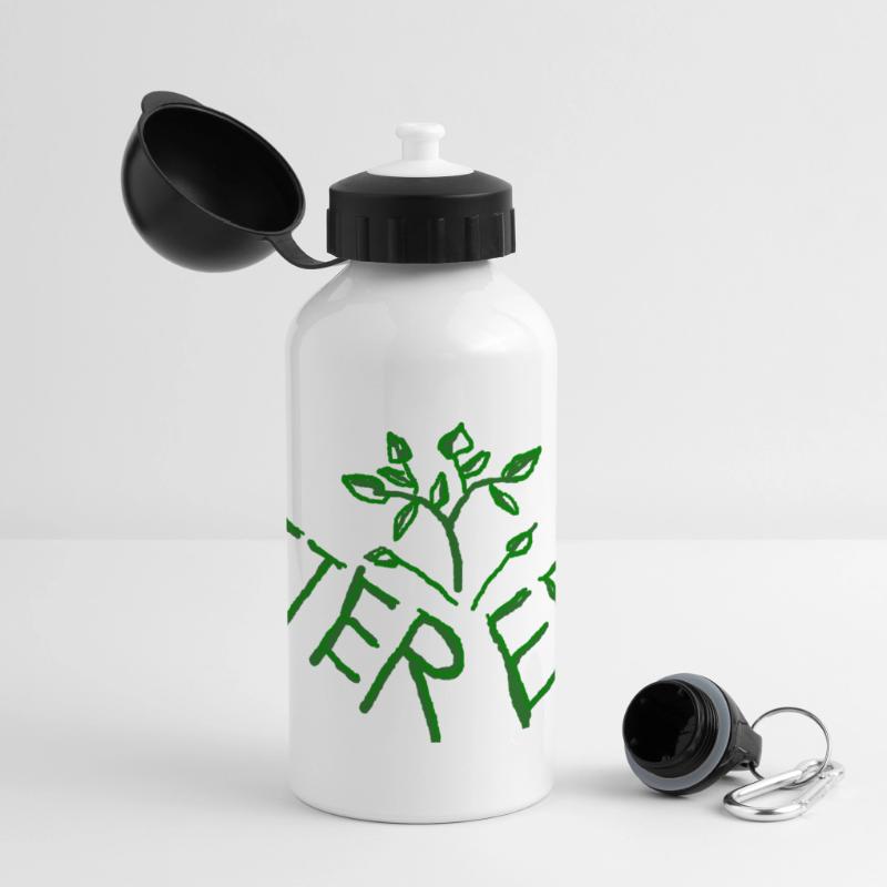 Mutter Erde - Schuetze Mutter Erde Panorama Trinkflasche mit Deckel 500 ml