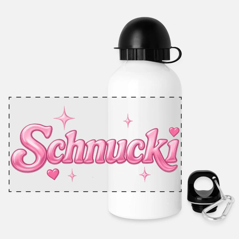 schnucki / Y2K design - Panoramic Thermal Bottle with Lid 500 ml - white