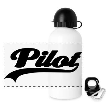 pilot - Panoramic Thermal Bottle with Lid 500 ml - white - Front