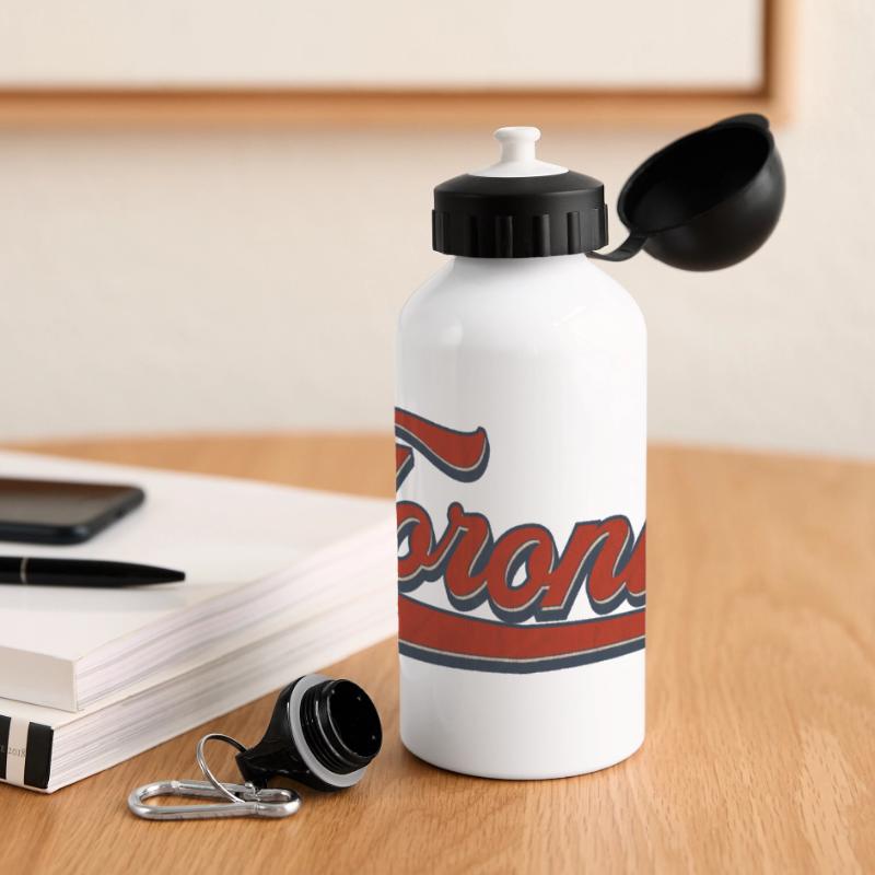 Toronto Retro Script Panoramic Thermal Bottle with Lid 500 ml