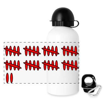 Tally sheet result 42 - Panoramic Thermal Bottle with Lid 500 ml - white - Front