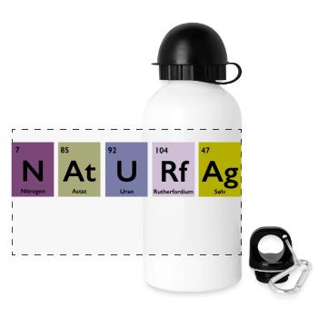 science - Panoramic Thermal Bottle with Lid 500 ml - white - Front