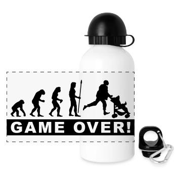 evolution_daddy - Panoramic Thermal Bottle with Lid 500 ml - white - Front