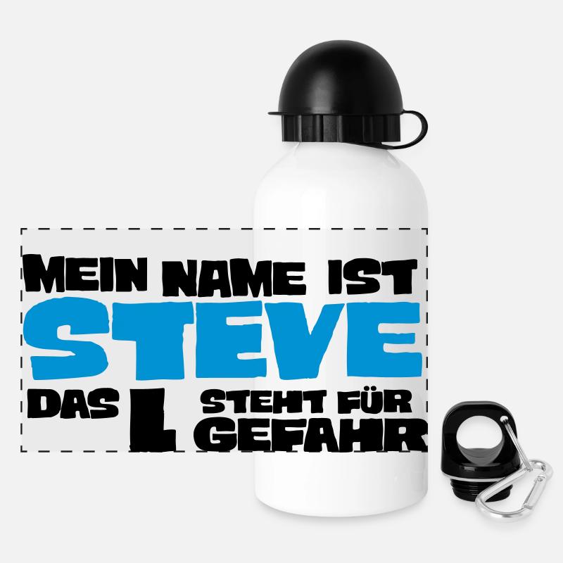 steve - Panoramic Thermal Bottle with Lid 500 ml - white