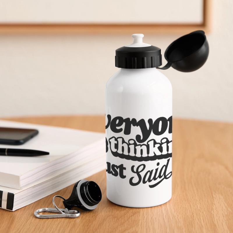 Application de la conception de la pensée créative Gourde panoramique avec couvercle 500 ml