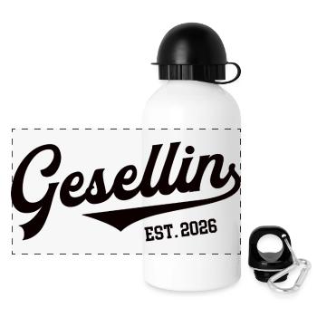 Journeyman 2026 Journeyman's Examination Apprenticeship Trainee - Panoramic Thermal Bottle with Lid 500 ml - white - Front