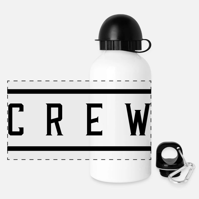 crew - Panoramic Thermal Bottle with Lid 500 ml - white