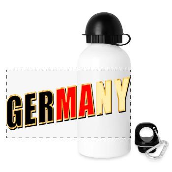 Germany - Panoramic Thermal Bottle with Lid 500 ml - white - Front