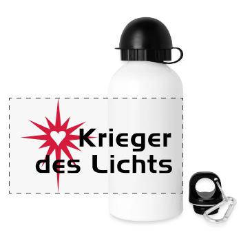 WARRIOR OF LIGHT - Panoramic Thermal Bottle with Lid 500 ml - white - Front