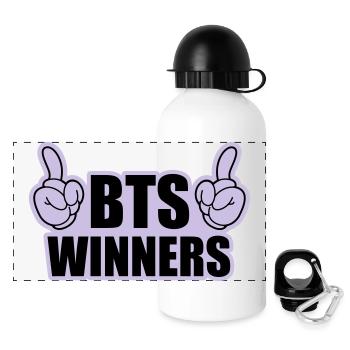 BTS Winners - Gourde panoramique avec couvercle 500 ml - blanc - Devant