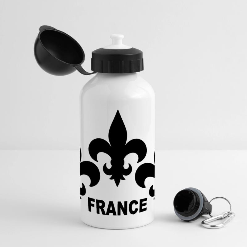 Fleurs de Lys Gourde panoramique avec couvercle 500 ml