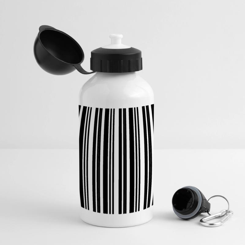 Conception de technologies informatiques pour nerds de code-barres Gourde panoramique avec couvercle 500 ml