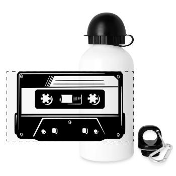 cassette - Gourde panoramique avec couvercle 500 ml - blanc - Devant