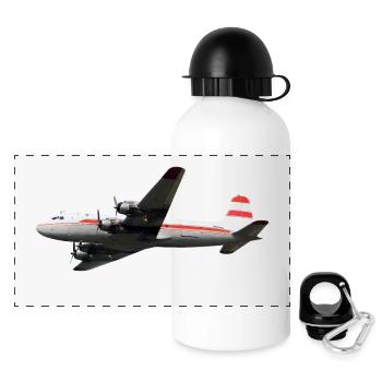 DC-4 - Panorama Trinkflasche mit Deckel 500 ml - Weiß - Vorne