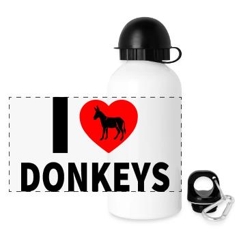 Donkey - Panoramic Thermal Bottle with Lid 500 ml - white - Front