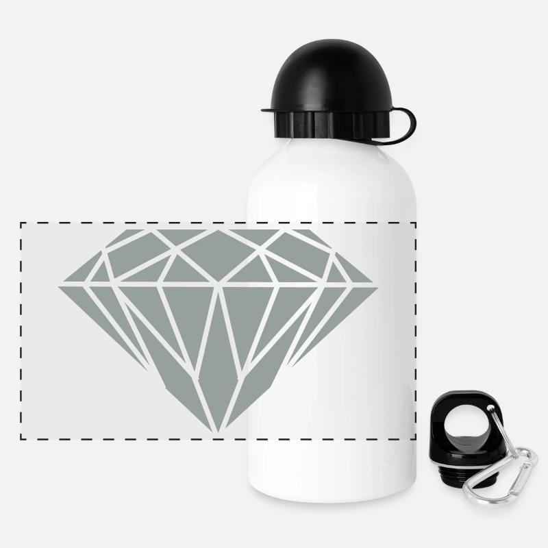 diamant - Panoramic Thermal Bottle with Lid 500 ml - white