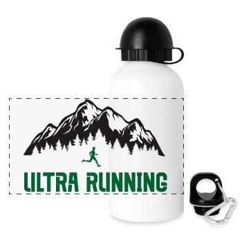 Ultra course à pied - Gourde panoramique avec couvercle 500 ml - blanc - Devant