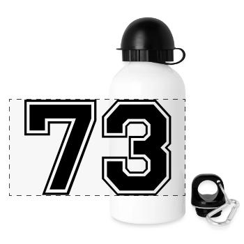 73 - Panoramic Thermal Bottle with Lid 500 ml - white - Front