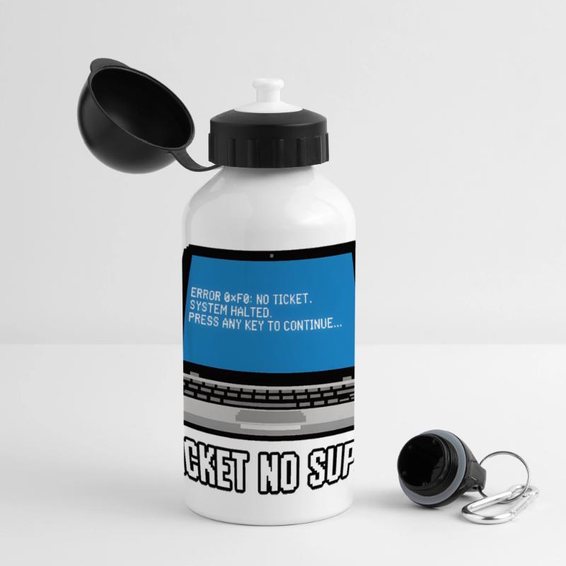 No Ticket No Support Admin IT-Support Spruch Panoramic Thermal Bottle with Lid 500 ml