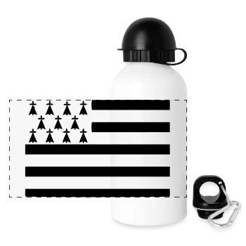 gwen_ha_du_unique - Panoramic Thermal Bottle with Lid 500 ml - white - Front
