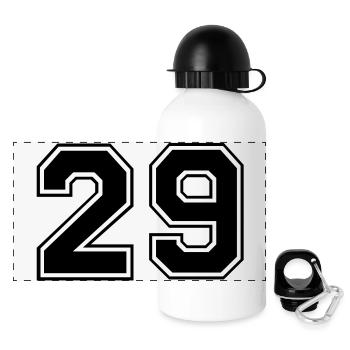 29 - Panoramic Thermal Bottle with Lid 500 ml - white - Front